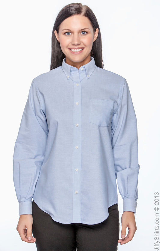 Women's Classic Long-Sleeve Oxford - Light Blue