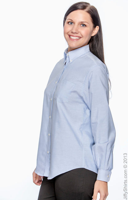 Women's Classic Long-Sleeve Oxford - Light Blue