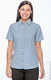 Harriton M560W - Women's Barbados Textured Camp Shirt - Cloud Blue
