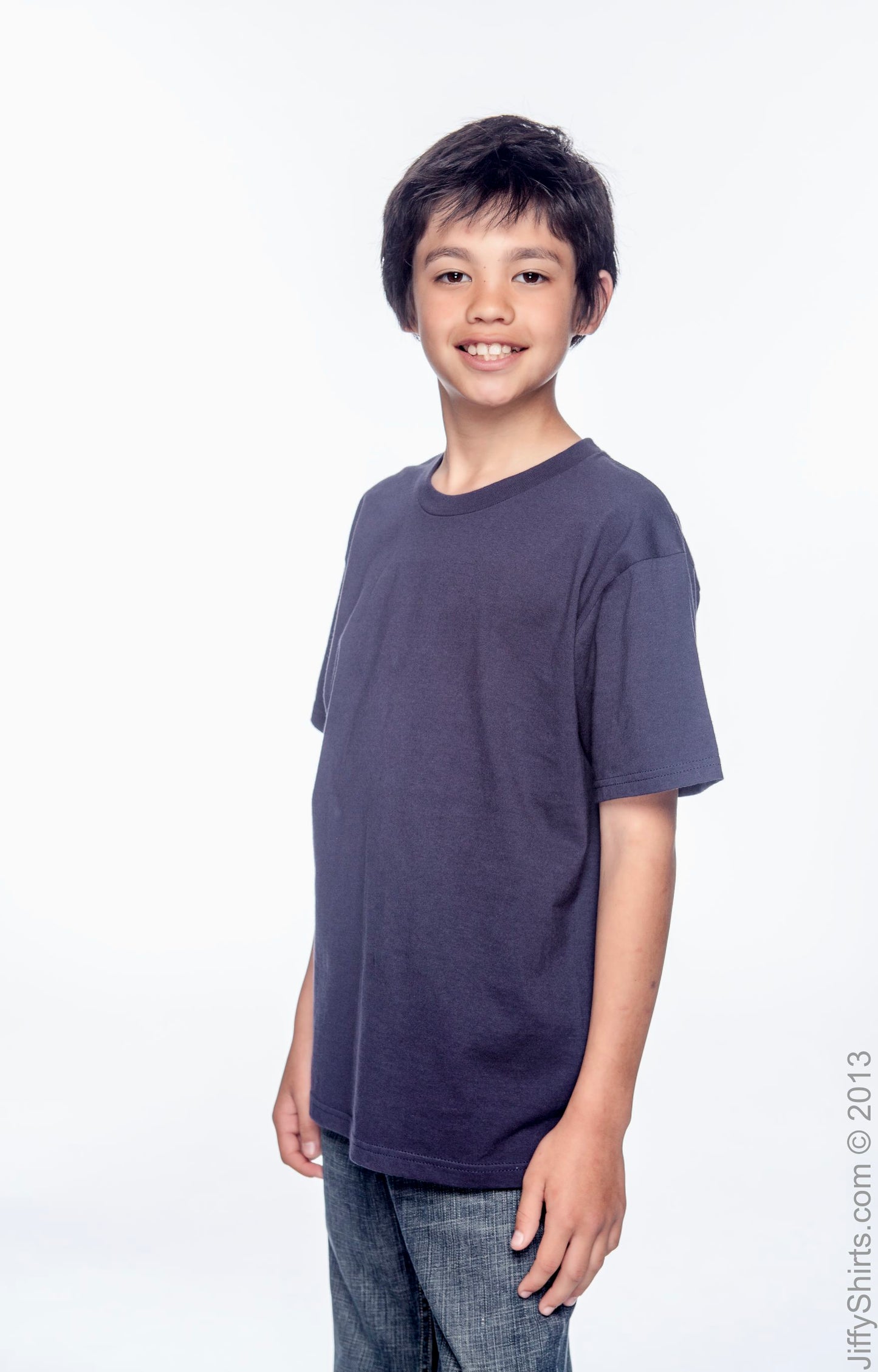 Youth Lightweight T-Shirt - Navy