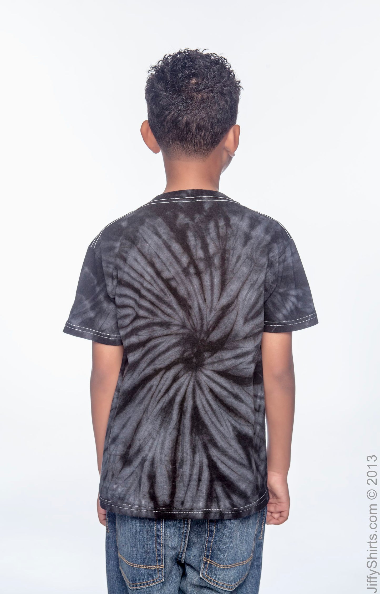 Youth 100% Cotton Spider T-Shirt - Spider Black
