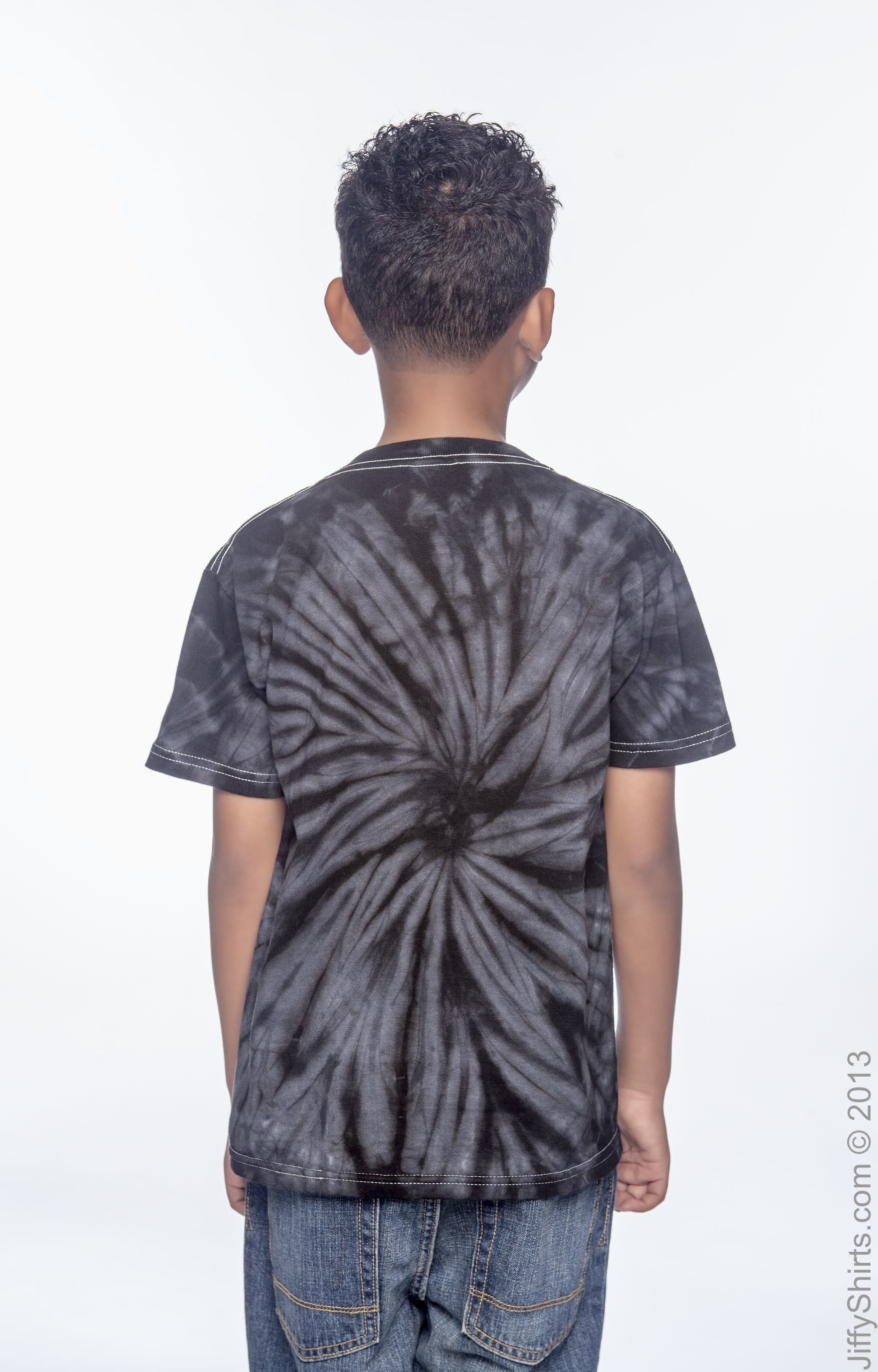 Youth 100% Cotton Spider T-Shirt - Spider Black