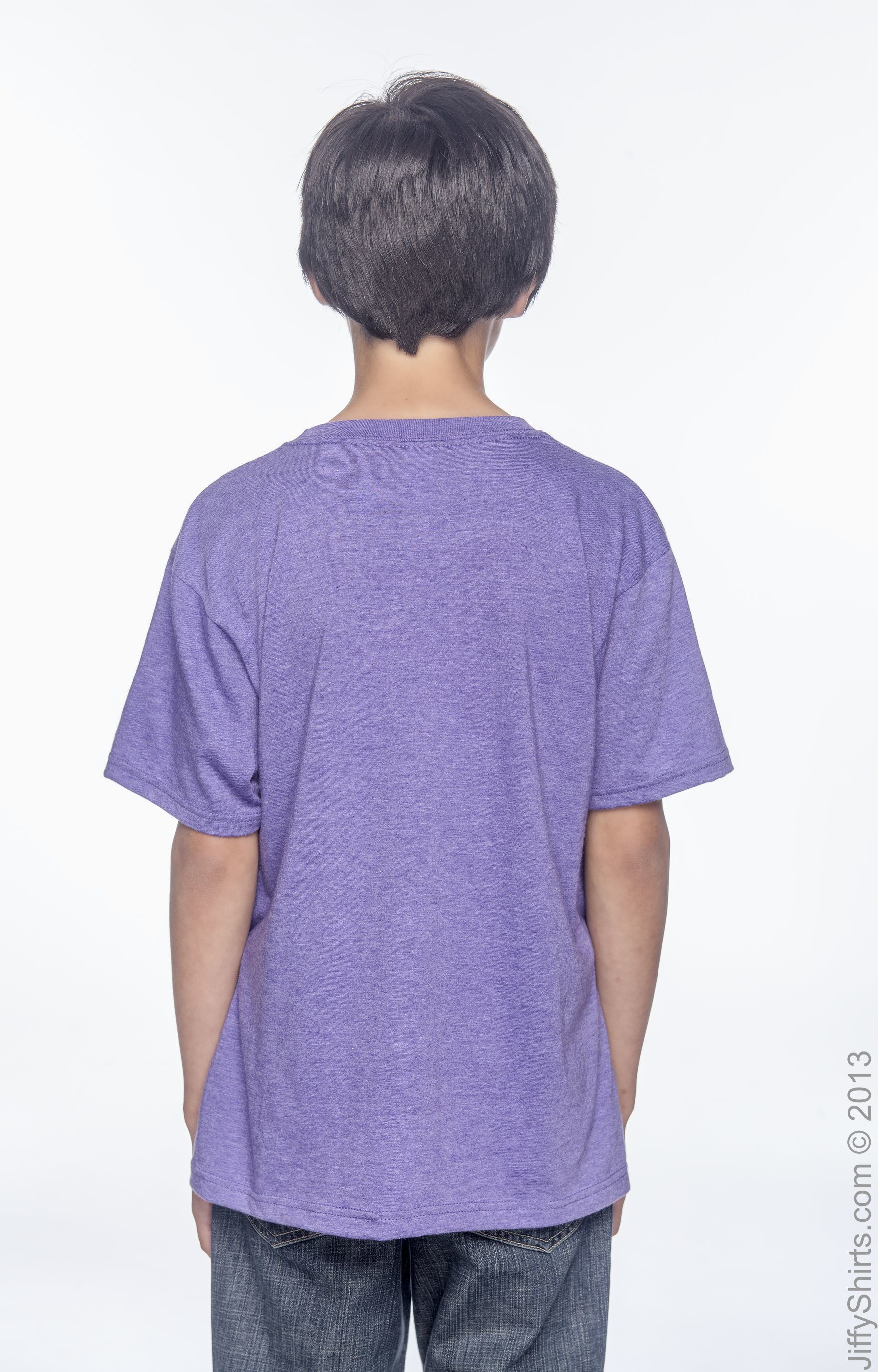 Youth Lightweight T-Shirt - Heather Purple