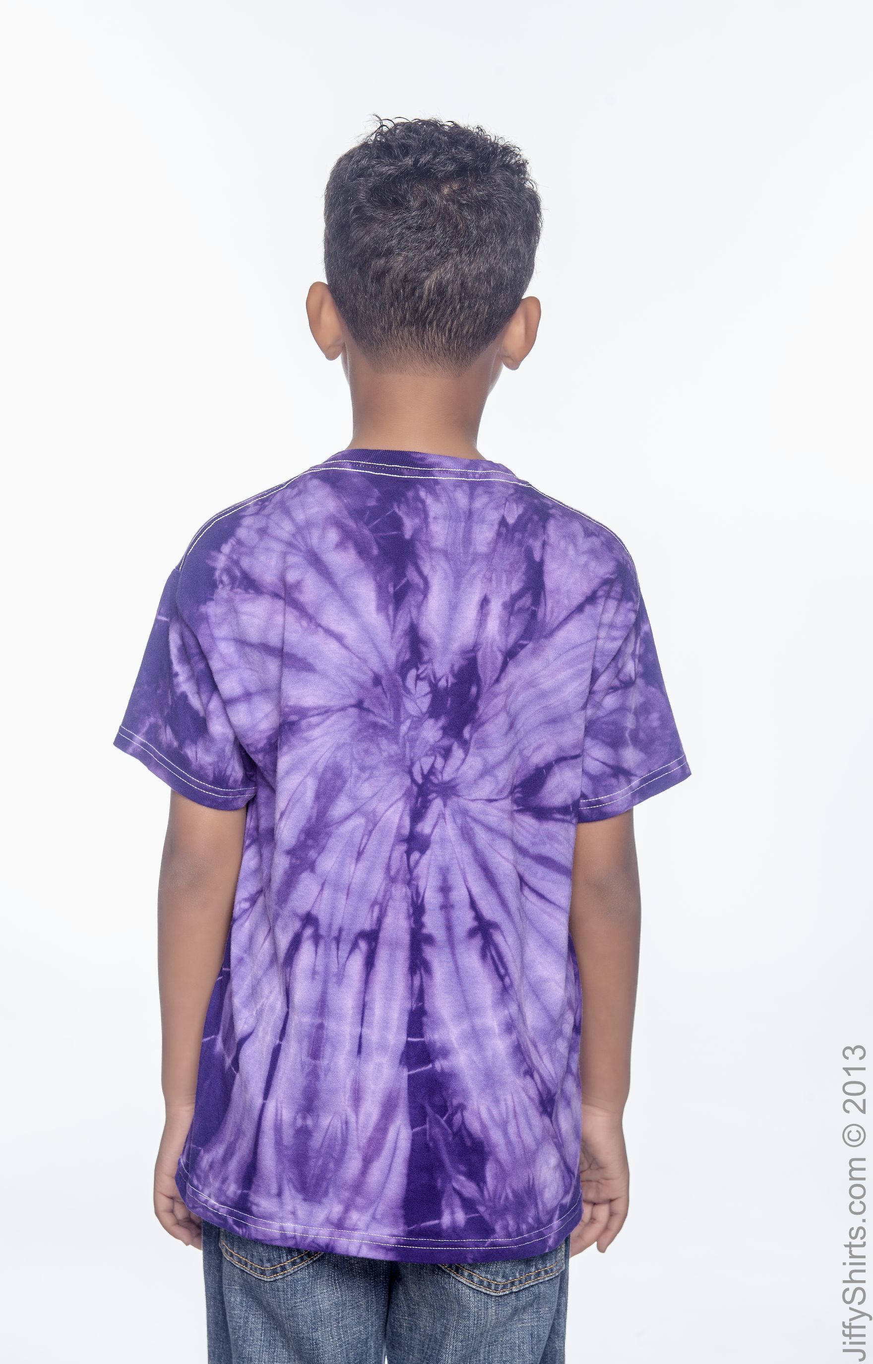 Youth 100% Cotton Spider T-Shirt - Spider Purple