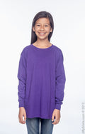 Youth Ultra Cotton® 6 oz. Long-Sleeve T-Shirt - Purple