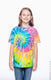 Tie-Dye CD100Y - Youth 100% Cotton T-Shirt - Saturn