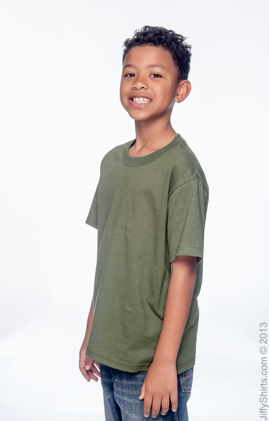 Youth HD Cotton™ T-Shirt - Military Green
