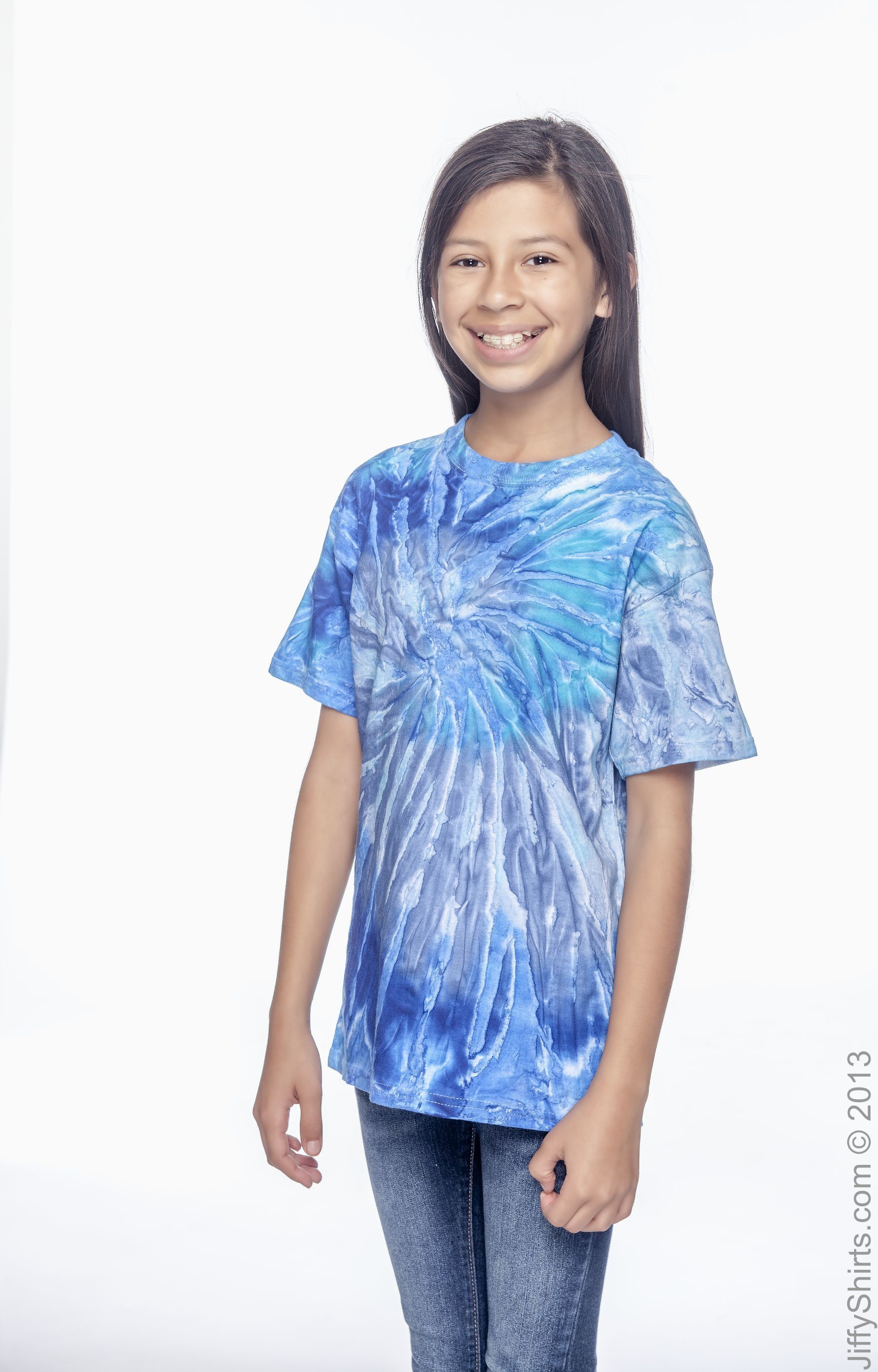Youth 100% Cotton T-Shirt - Blue Jerry
