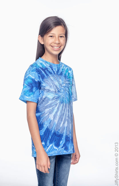 Youth 100% Cotton T-Shirt - Blue Jerry