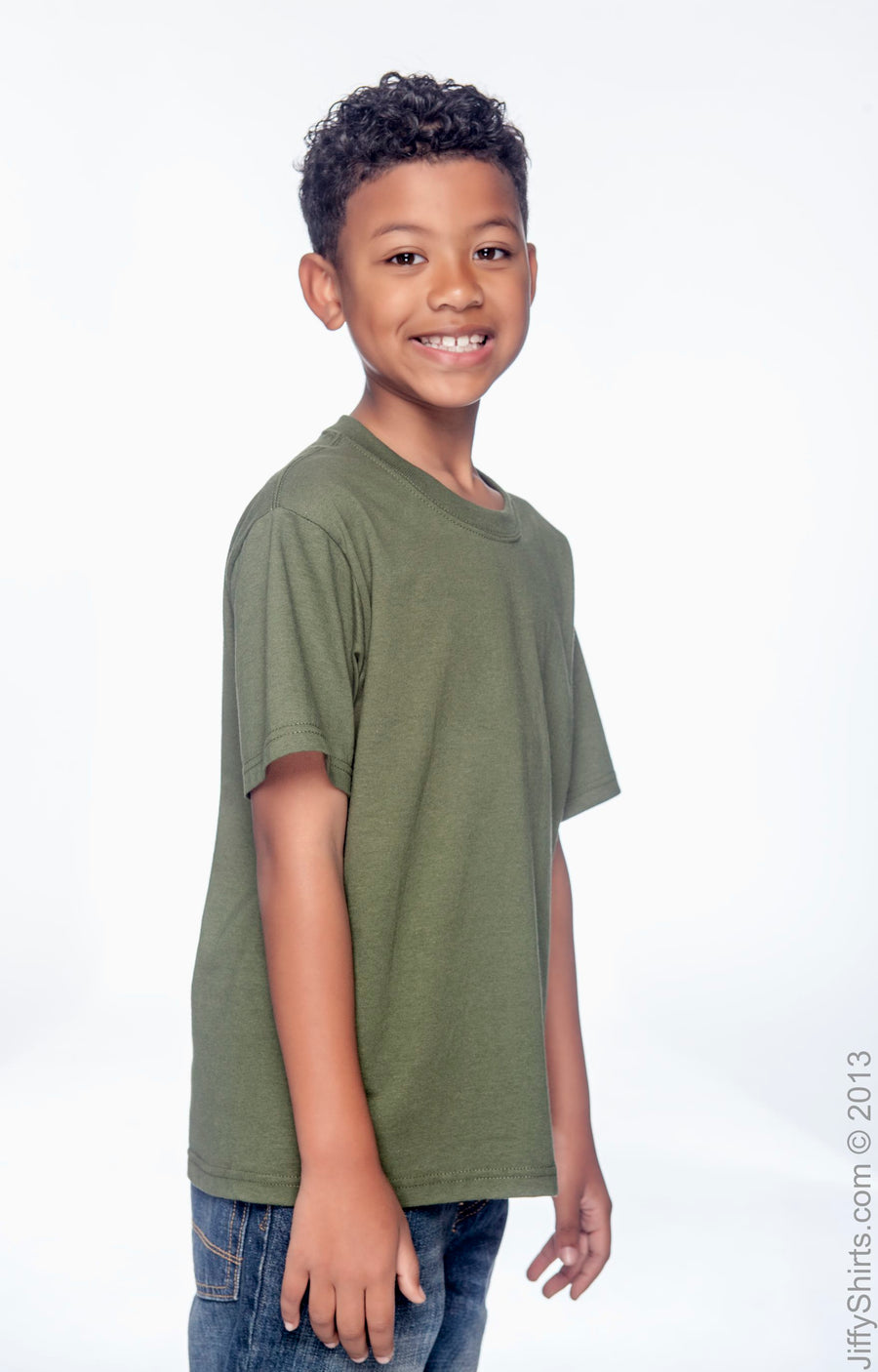 Youth HD Cotton™ T-Shirt - Military Green