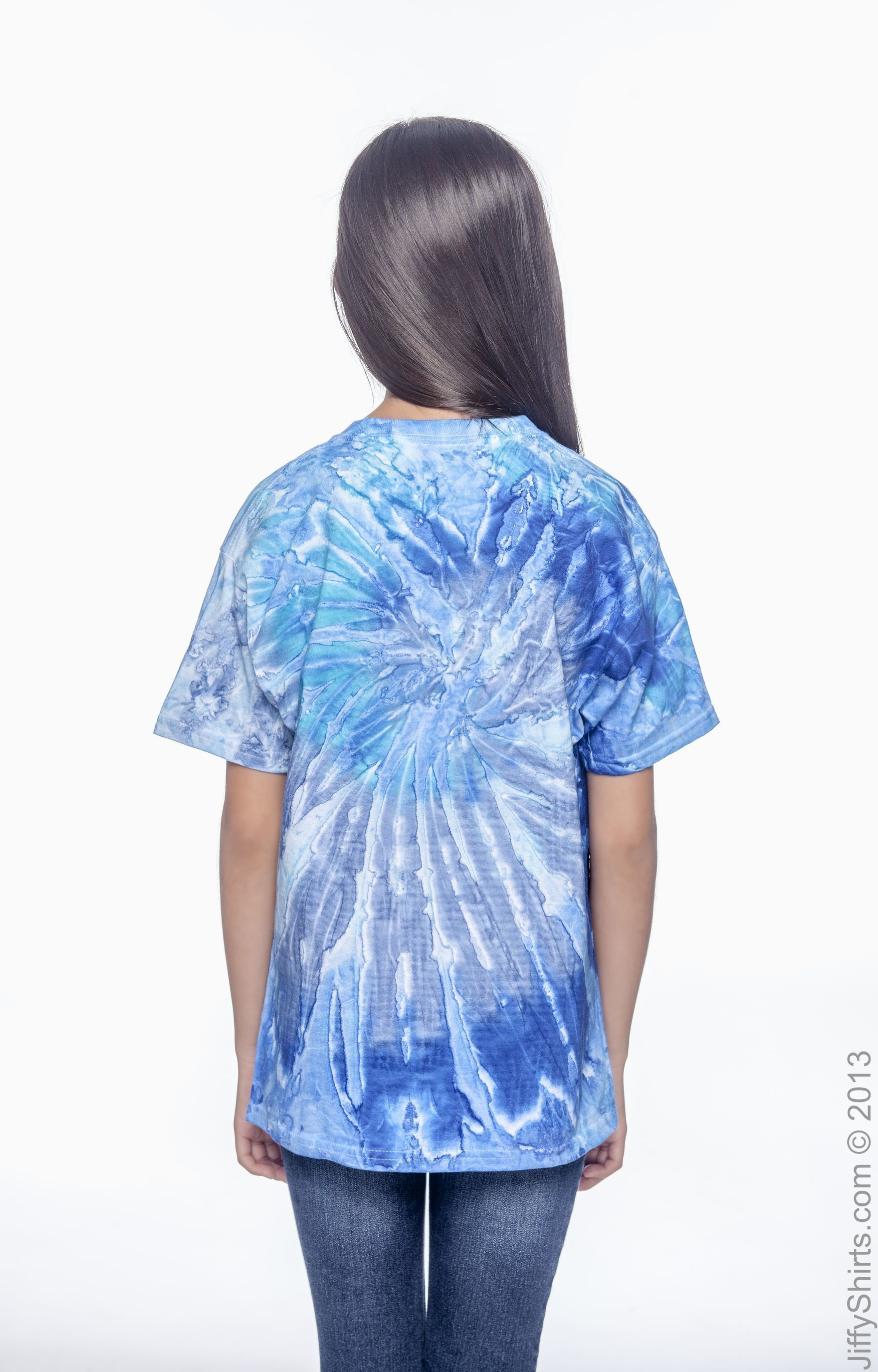 Youth 100% Cotton T-Shirt - Blue Jerry