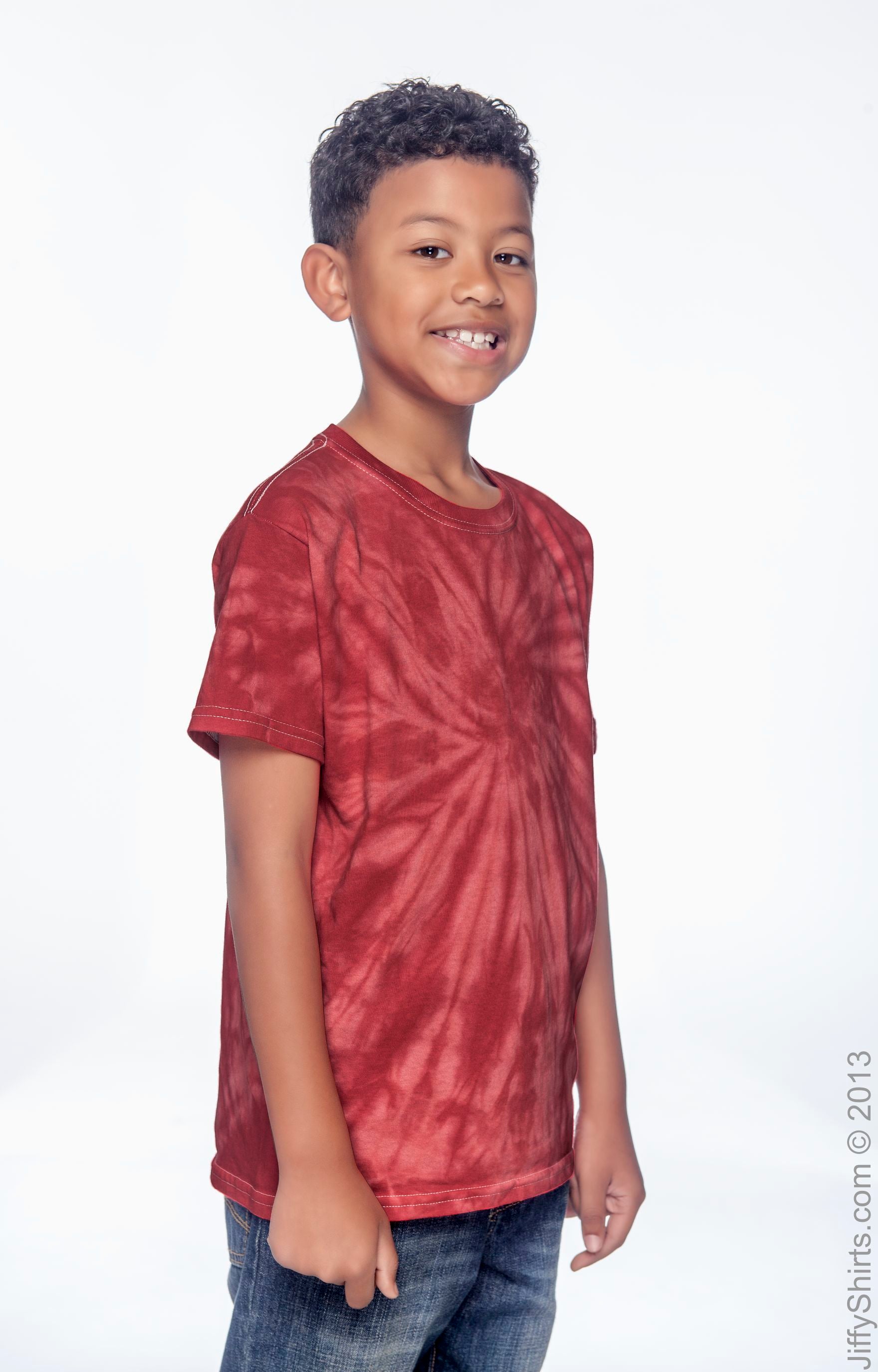 Youth 100% Cotton Spider T-Shirt - Spider Red
