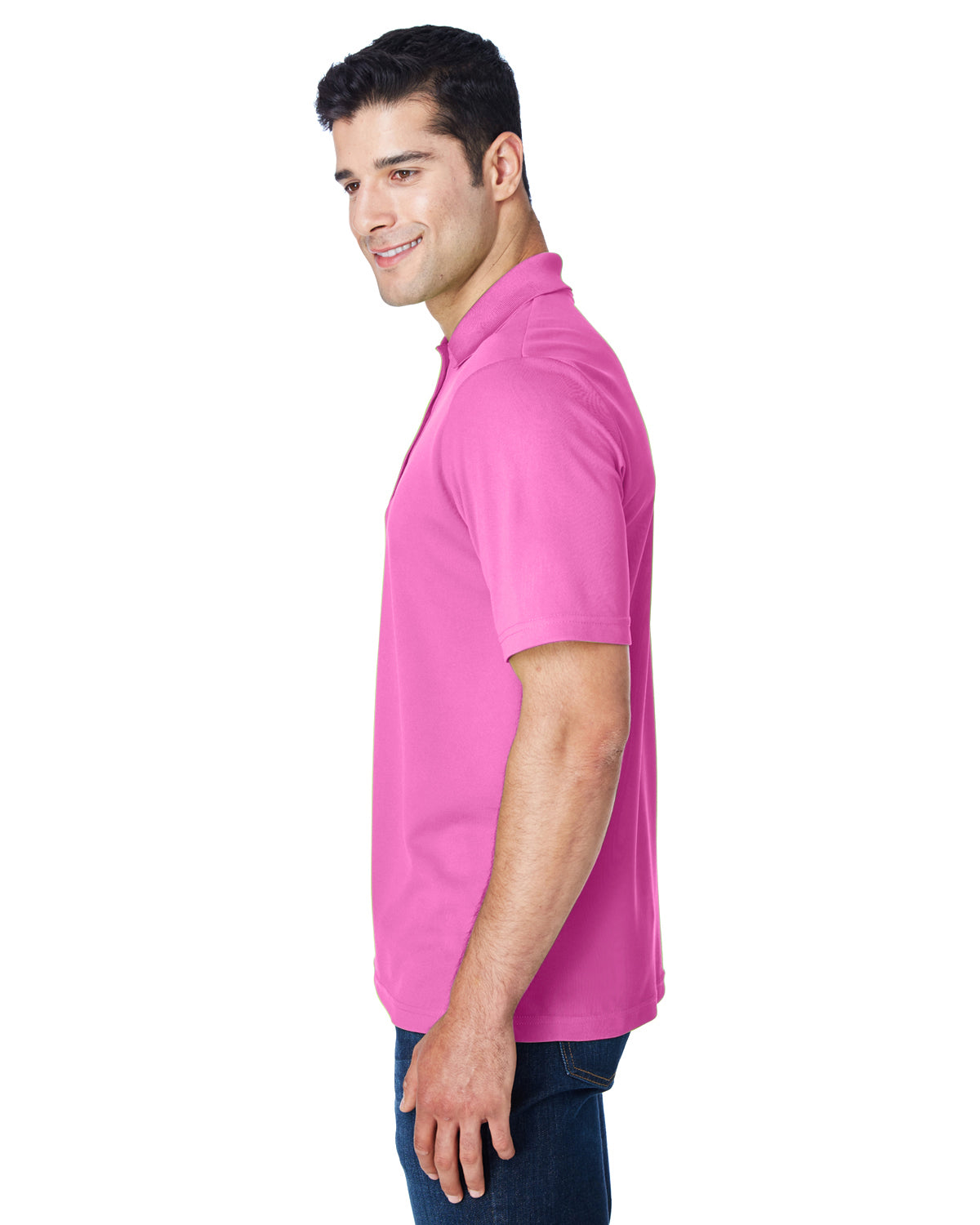 Men's Origin Performance Piqué Polo - Charity Pink