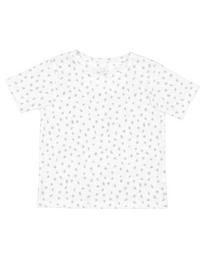 Toddler Fine Jersey T-Shirt - White Spot