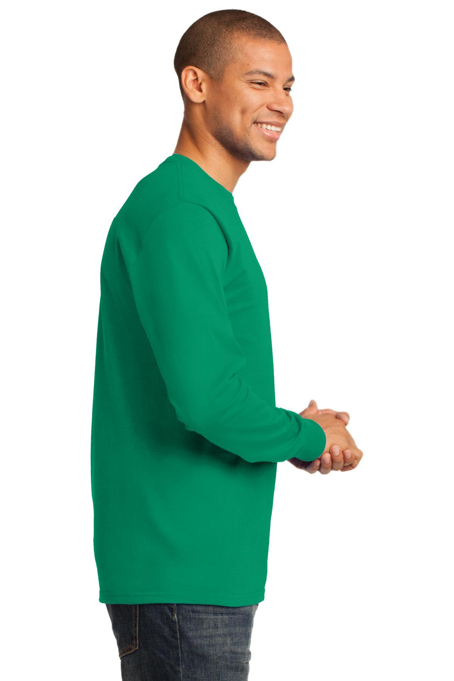 Unisex Long Sleeve Essential Tee - Kelly