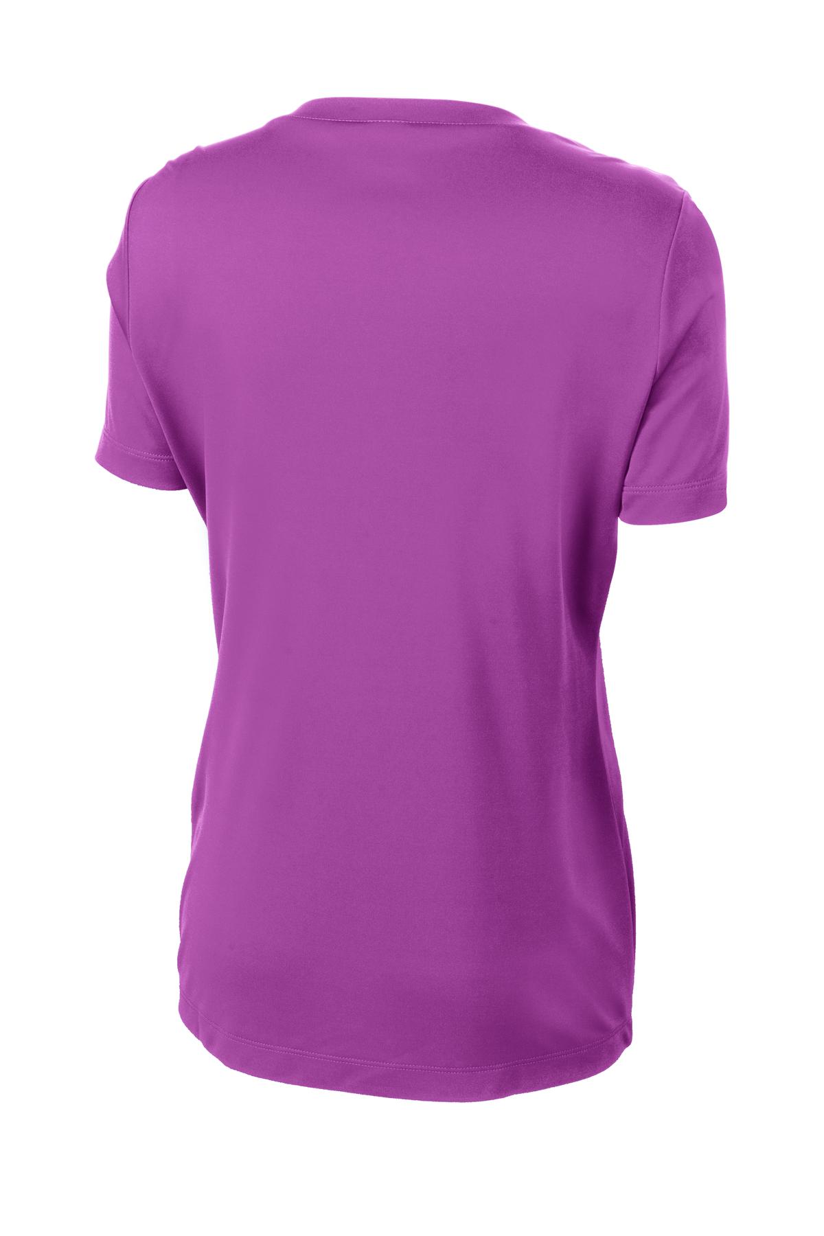 Women's PosiCharge Competitor V-Neck Tee - Pink Orchid
