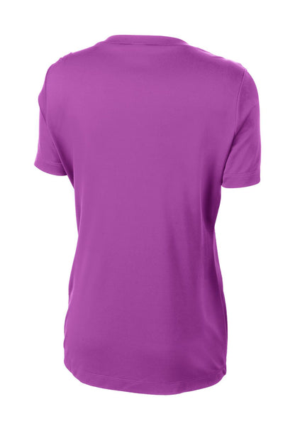 Women's PosiCharge Competitor V-Neck Tee - Pink Orchid