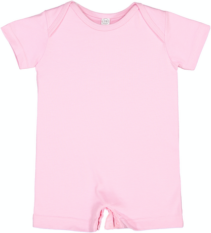 Infant Premium Jersey T-Shirt Romper - Pink