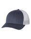 Richardson 115J1 - Low Pro Trucker Cap - Heather Navy / Silver