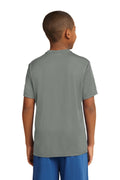 Youth PosiCharge Competitor Tee - Gray Concrete