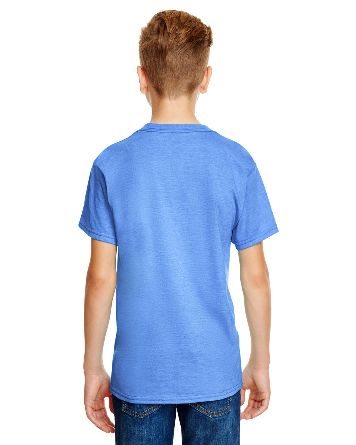 Youth Lightweight T-Shirt - Heather Royal Blue