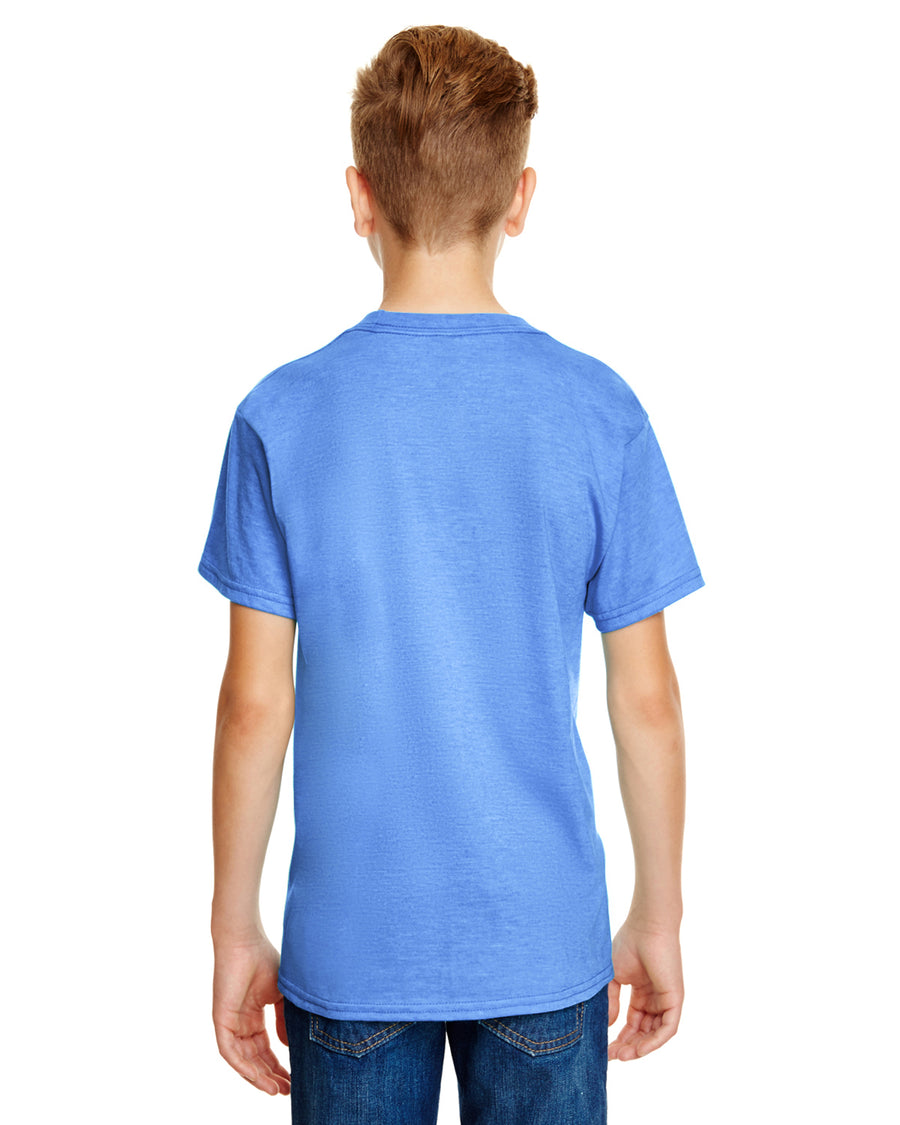 Youth Lightweight T-Shirt - Heather Royal Blue