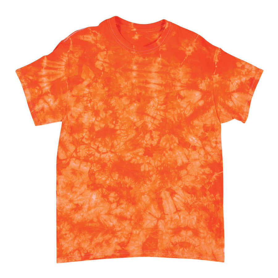 Youth Crystal Tie Dye T-Shirt - Orange