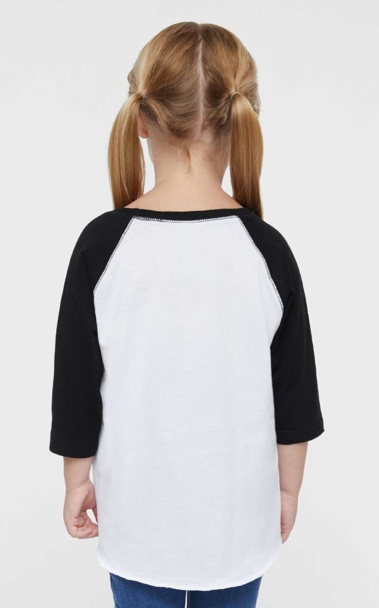 Toddler Baseball T-Shirt - White / Black