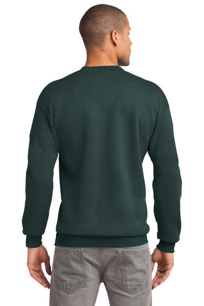 Unisex Essential Fleece Crewneck Sweatshirt - Dark Green