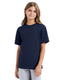 Hanes 498Y - Youth Perfect-T Short Sleeve Tee - Heather Navy