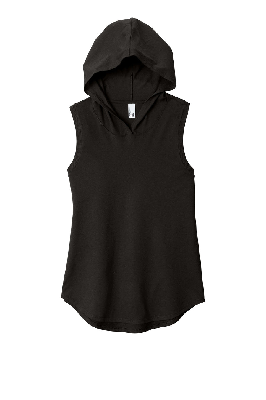 Women's Perfect Tri Sleeveless Hoodie - Black