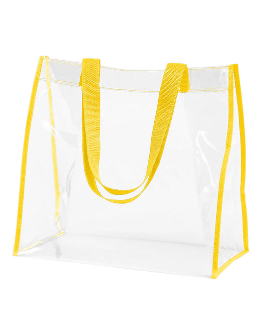 Clear PVC Tote - YELLOW
