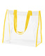 BAGedge BE252 - Clear PVC Tote - YELLOW