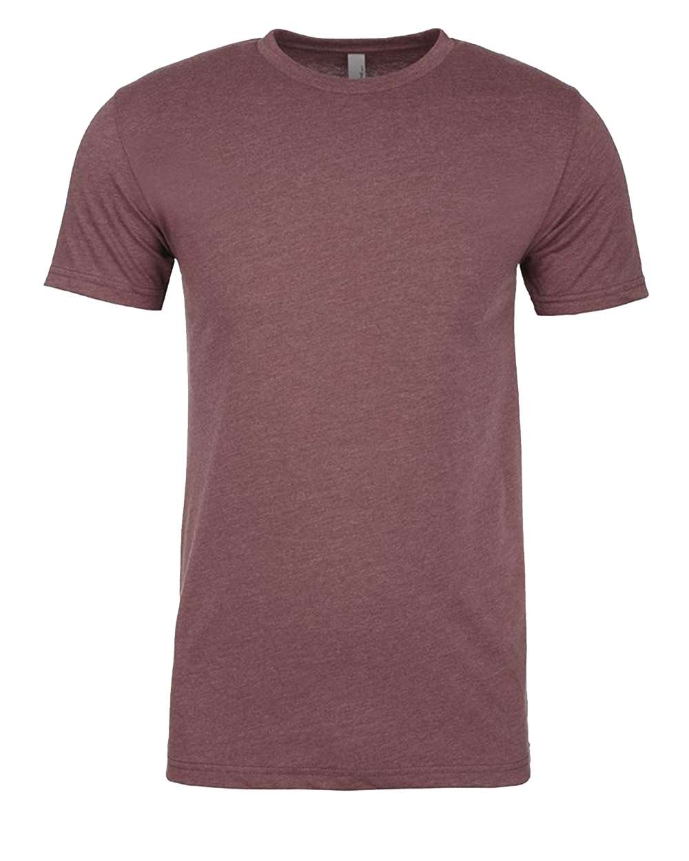 Unisex CVC Crewneck T-Shirt - Heather Maroon