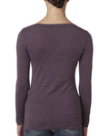 Women's Triblend Long-Sleeve Scoop - Vintage Purple