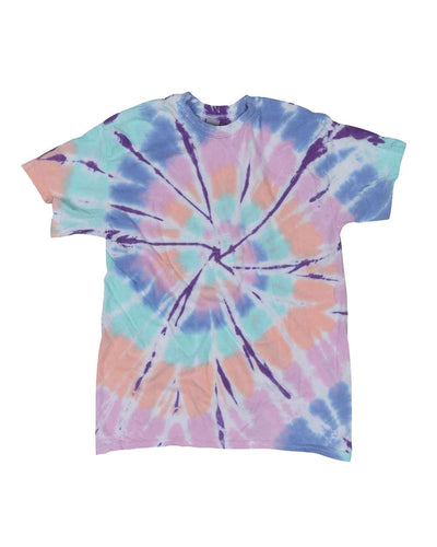 Short Sleeve Rainbow Cut-Spiral T-Shirt - Mindfulness