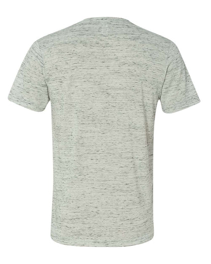 Unisex Jersey Short-Sleeve V-Neck T-Shirt - White Marble