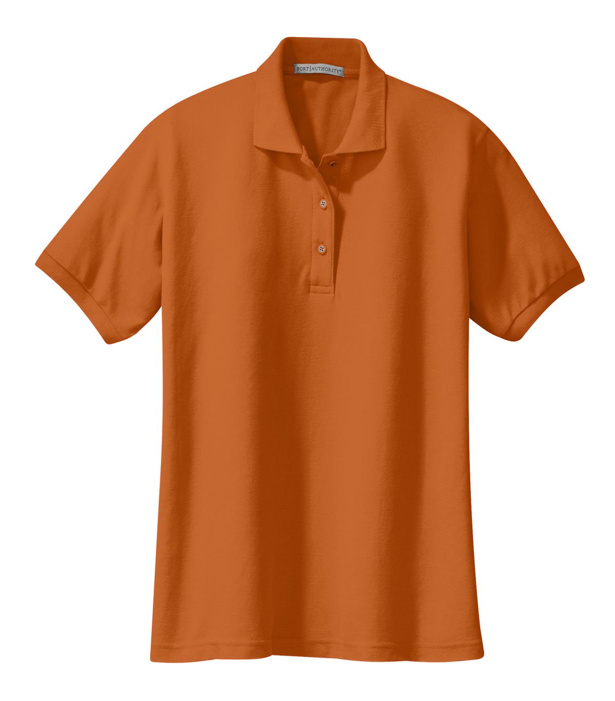 Women's Silk Touch Polo - Texas Orange