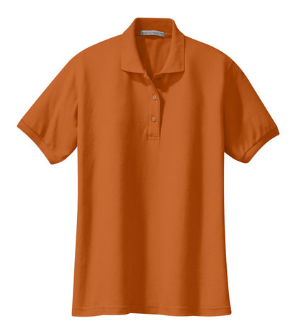 Women's Silk Touch Polo - Texas Orange