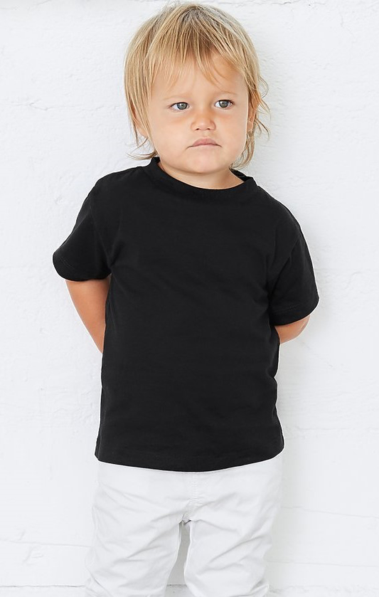 Toddler Jersey Short-Sleeve T-Shirt - Black