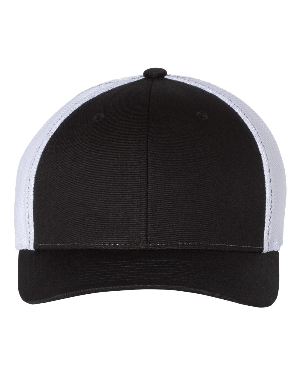 Fitted Trucker with R-Flex - Black / White