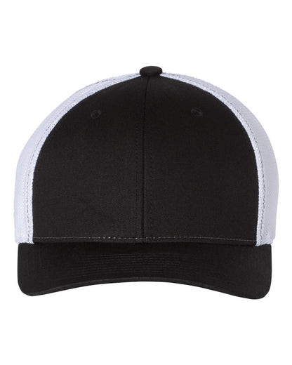 Fitted Trucker with R-Flex - Black / White