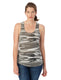 Alternative AA1927P - Women's Meegs Printed Racerback Eco-Jersey™ Tank - Gray Camo