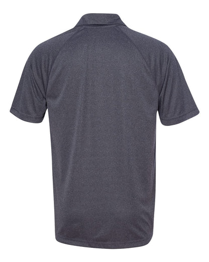 Performance 3 Button Sport Shirt - Heather Navy