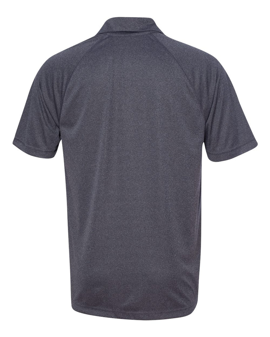 Performance 3 Button Sport Shirt - Heather Navy
