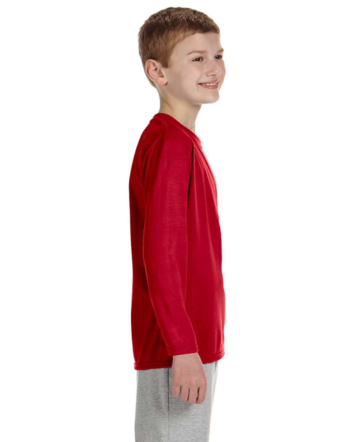 Youth Performance® Youth Long-Sleeve T-Shirt - Red