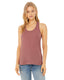 Bella + Canvas B6008 - Women's Jersey Racerback Tank - Heather Mauve