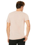 Unisex Heather CVC T-Shirt - Heather Prism Peach