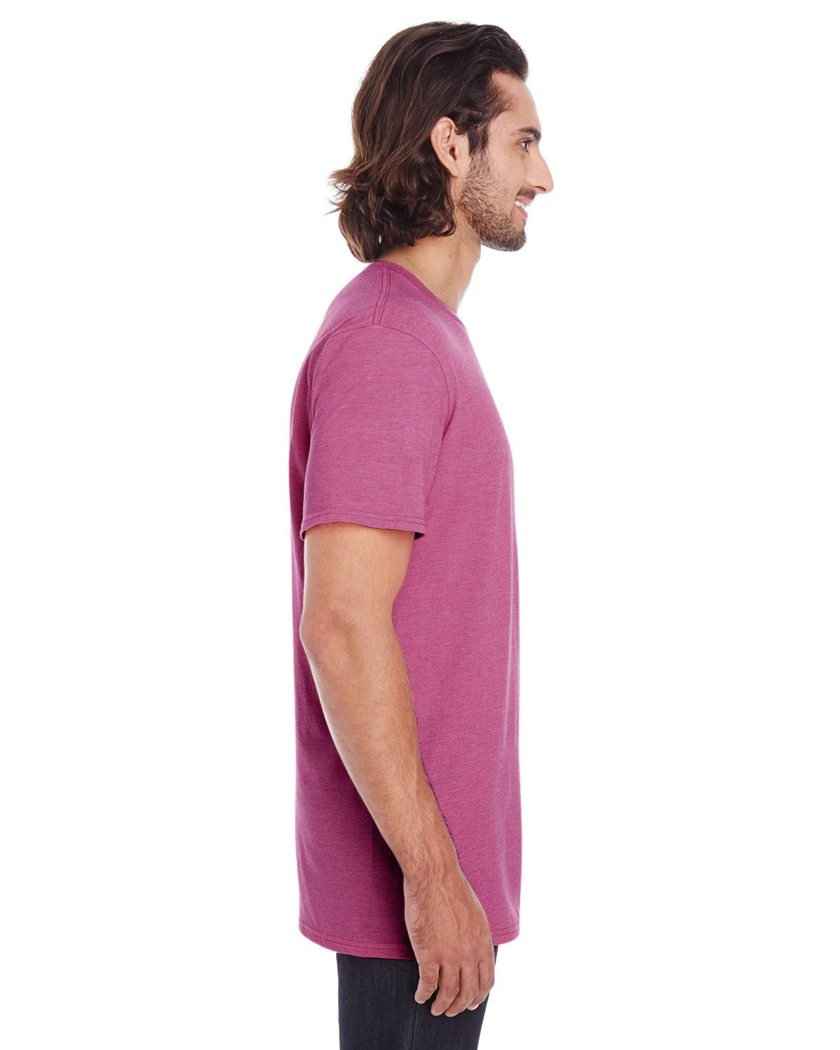 Lightweight Softstyle T-Shirt - Heather Raspberry