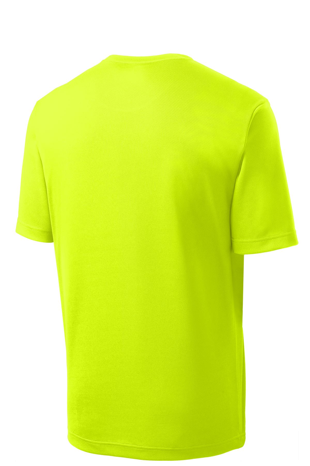 Unisex PosiCharge RacerMesh Tee - Neon Yellow